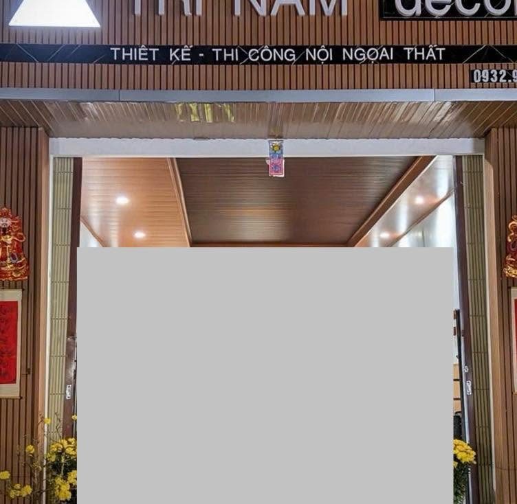 Cửa vào cơ sở thiết kế, thi công nội thất